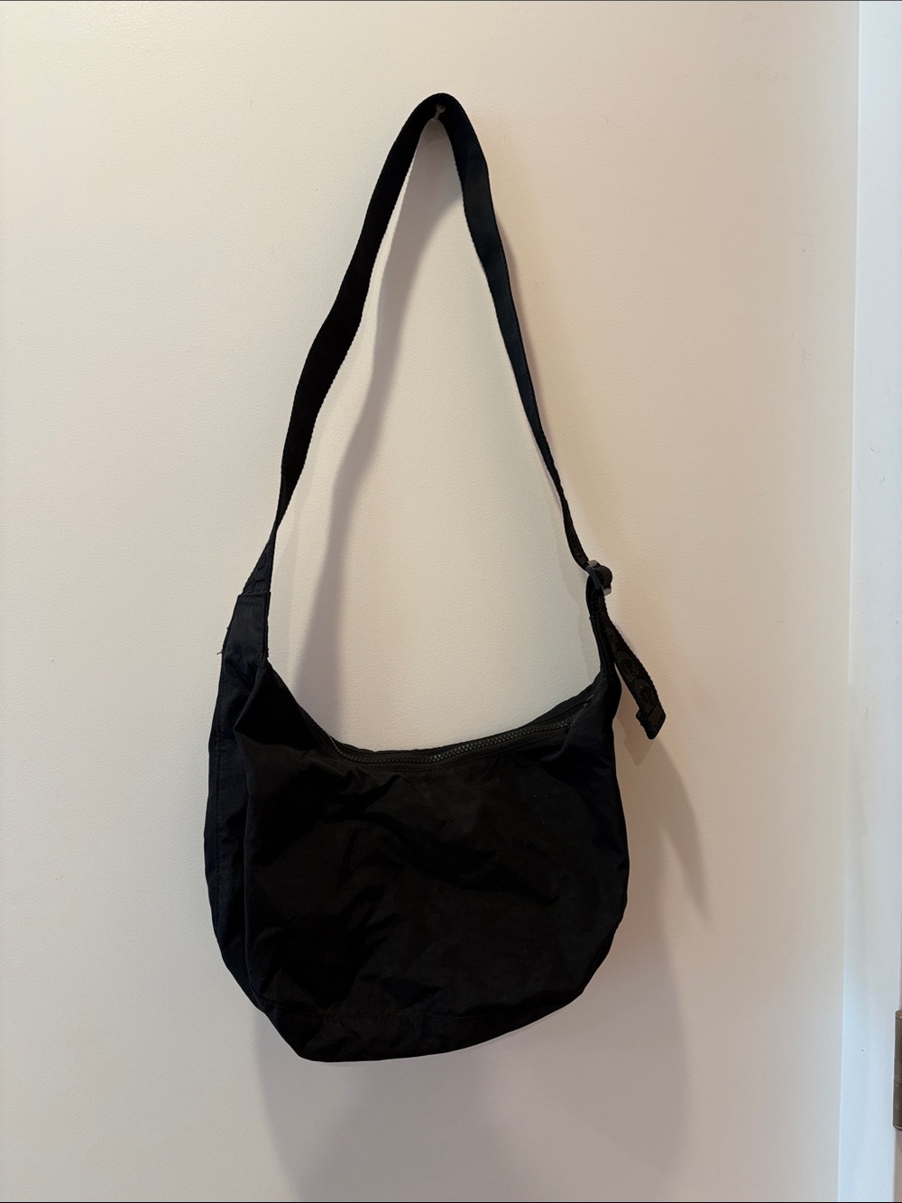BAGGU Black Nylon Shoulder Bag
